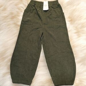 Kids Olive Green Pants